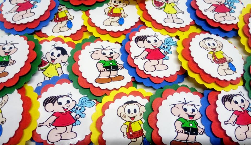 Tags Turma Da Mônica 40 Unidades R$ 60,00 em Mercado Livre