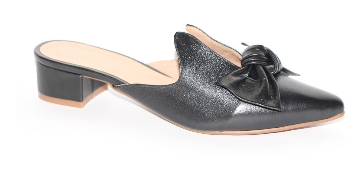 Tamanco Scarpin Mule Couro Legítimo 010 Forma Pequena - R$ 99,99 em Mercado Livre