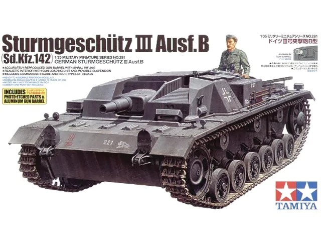 tamiya kit 1 35 sturmgeschütz iii ausf b sd kfz 142 35281 r 465