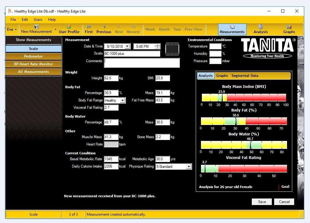 tanita healthy edge plus software tanita healthy edge plus software