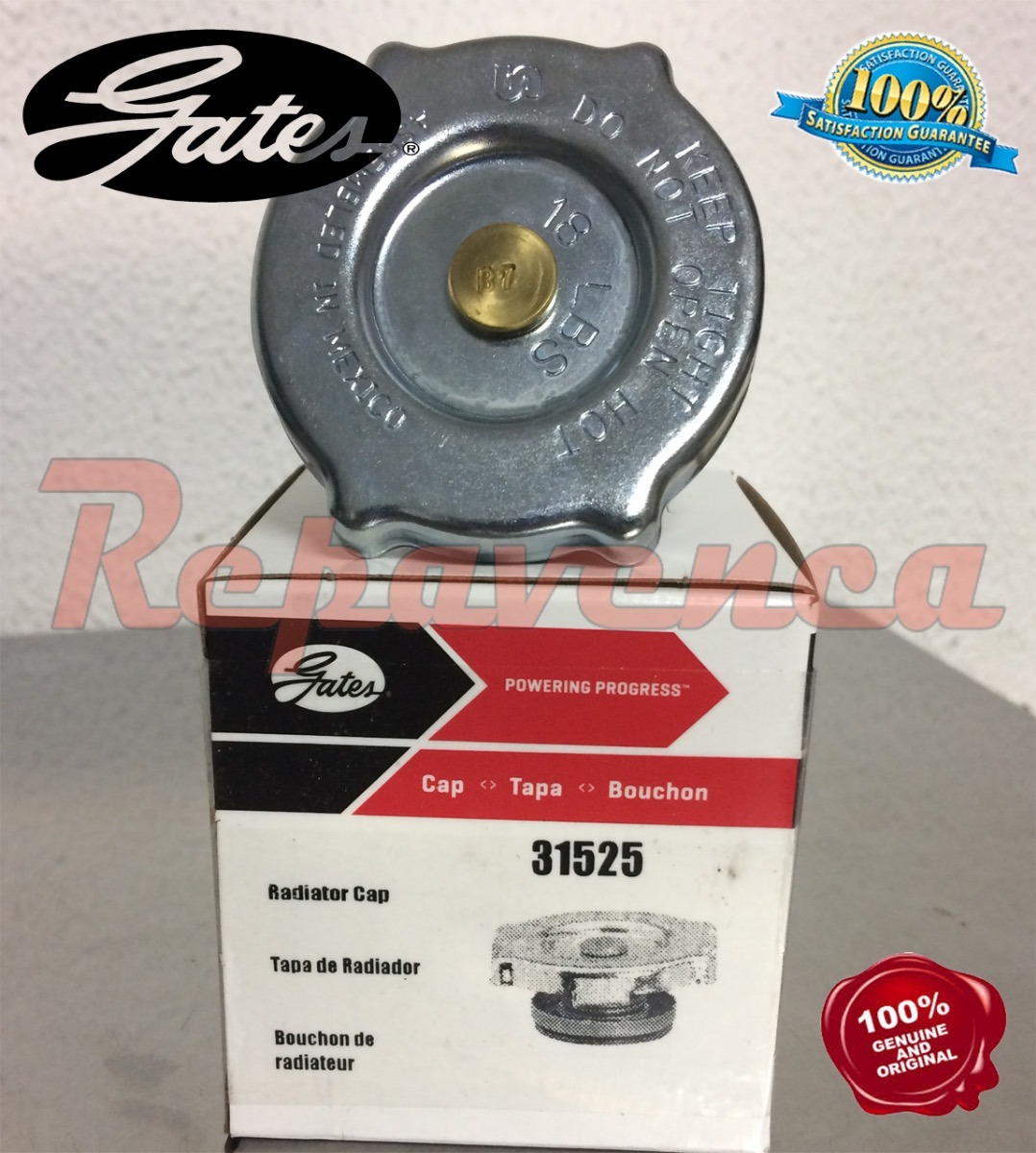 Gates 31525 Radiator Cap
