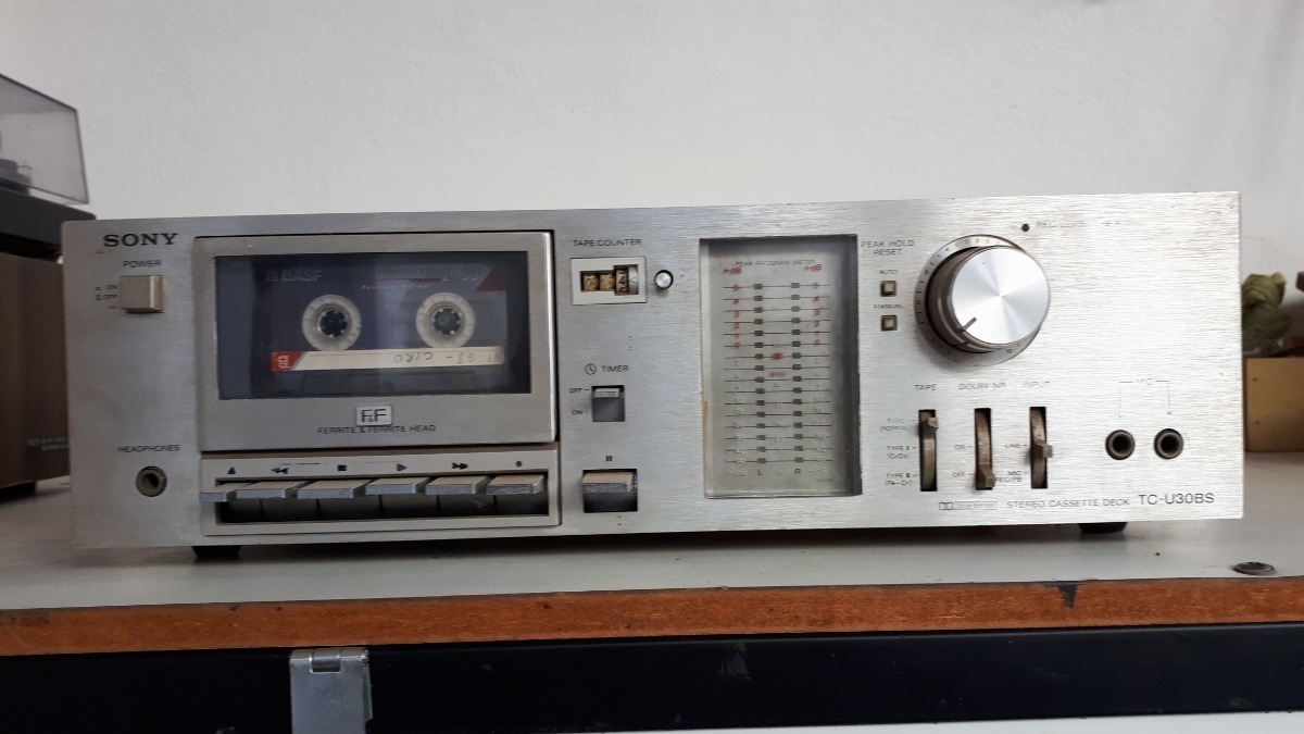 Tape Deck Sony Mod Tc-u30bs - R$ 700,00 em Mercado Livre