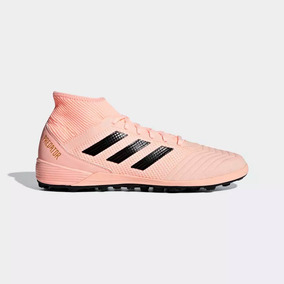 zapatos adidas rosados de futbol