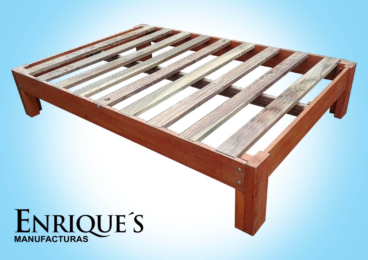 Tarima 2 Plazas,madera Tornillo ,modelo T 1 S/ 290,00 en Mercado Libre