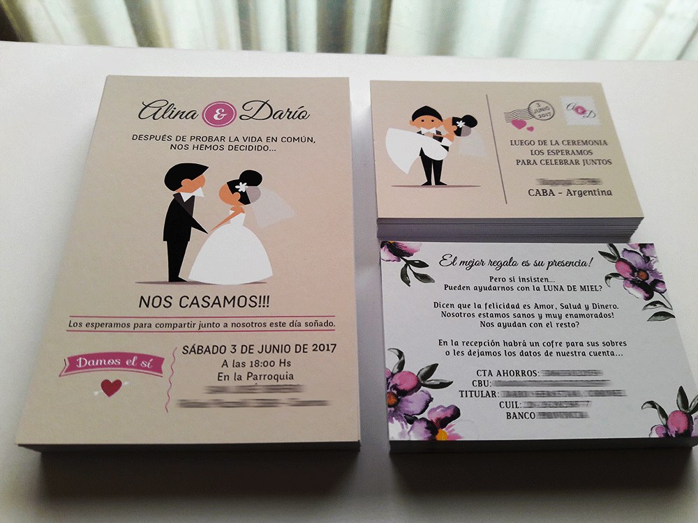 targetas de invitacion