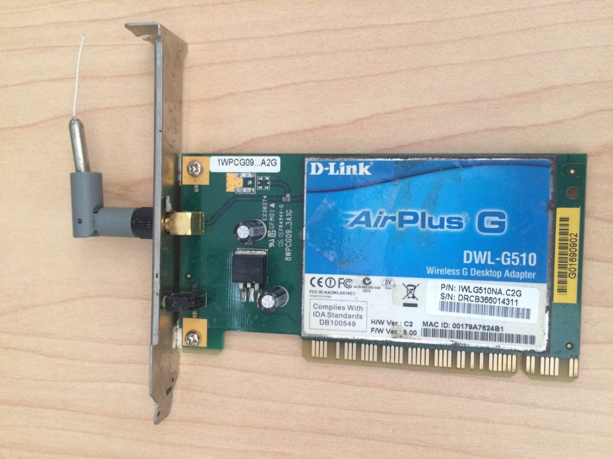 Drivers for D-Link AirPlus G DWL-G Wireless PCI Adapter(rev.B)