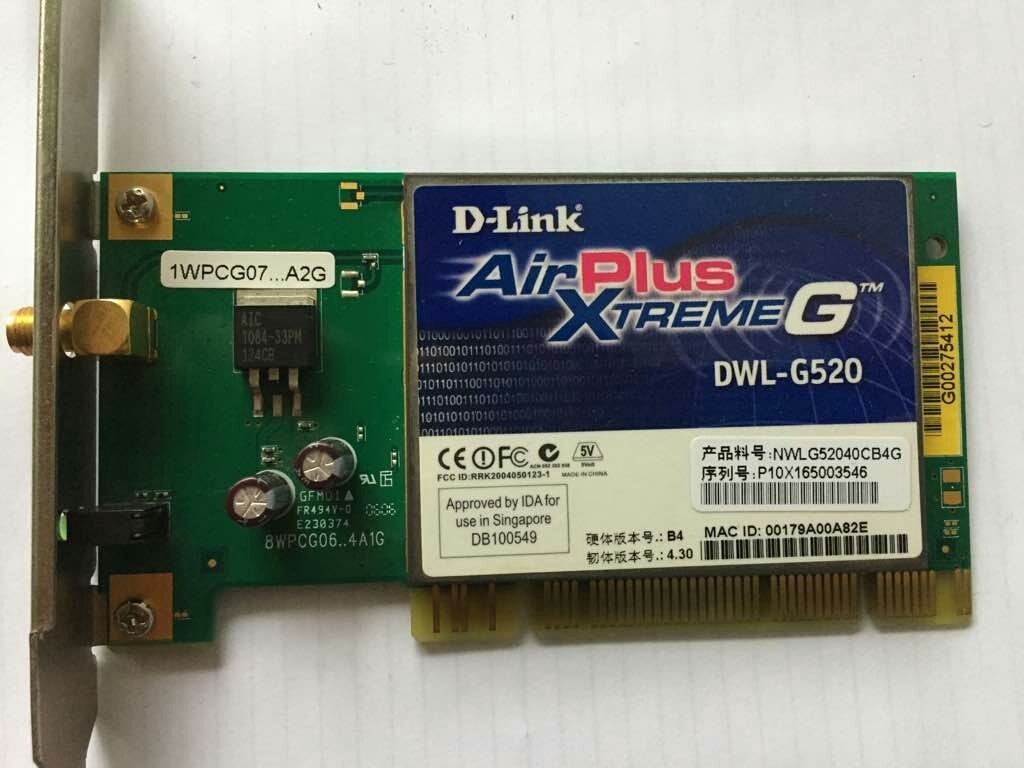 TÉLÉCHARGER PILOTE D-LINK AIRPLUS XTREME G DWL-G520 AIRPLUS D-LINK G XTREME PILOTE DWL-G520 TÉLÉCHARGER