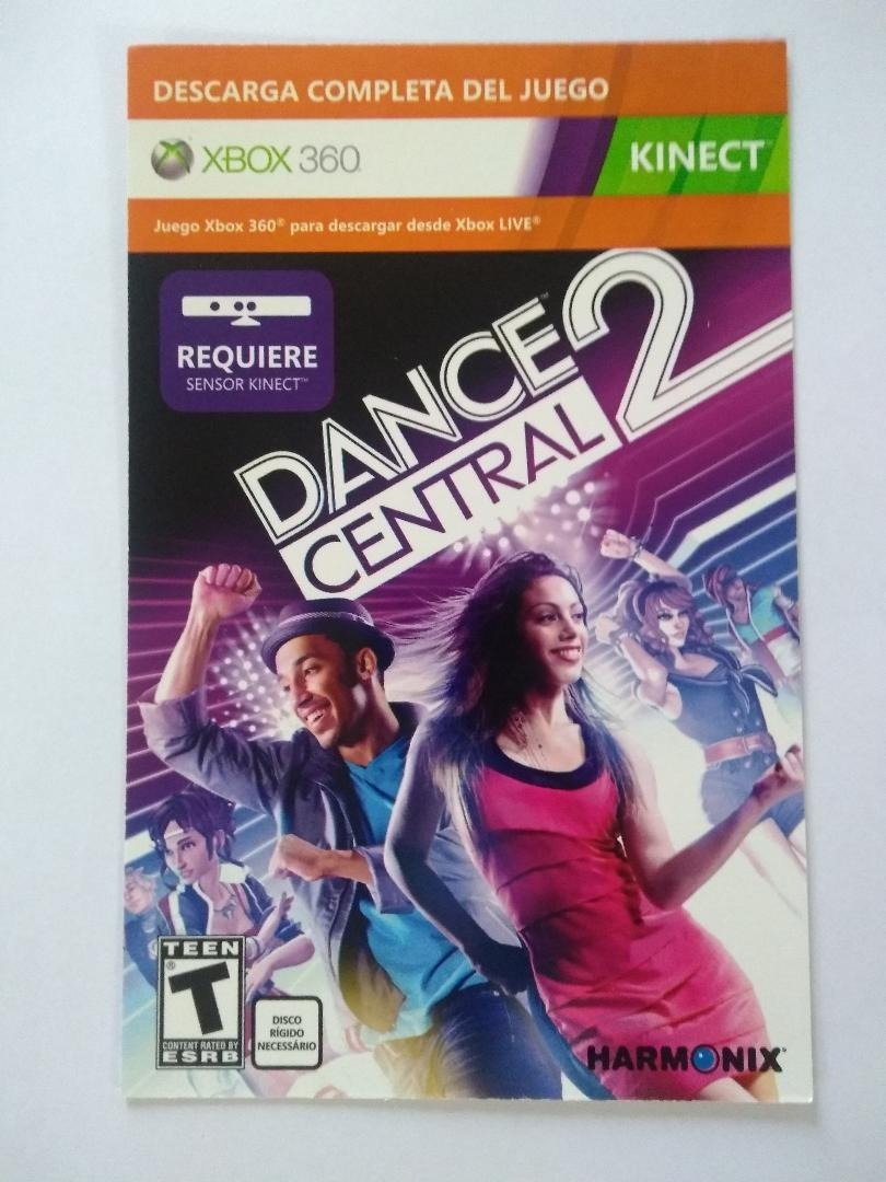 Tarjeta Descarga Dance Central 2 Y Wreckateer Xbox 360 13 900