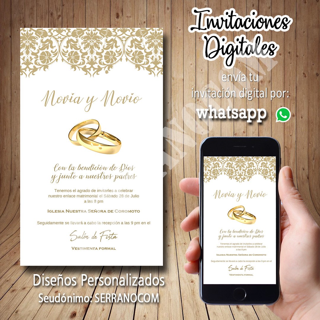 Lista 93+ Foto Programa Para Hacer Invitaciones De Boda Gratis En ...