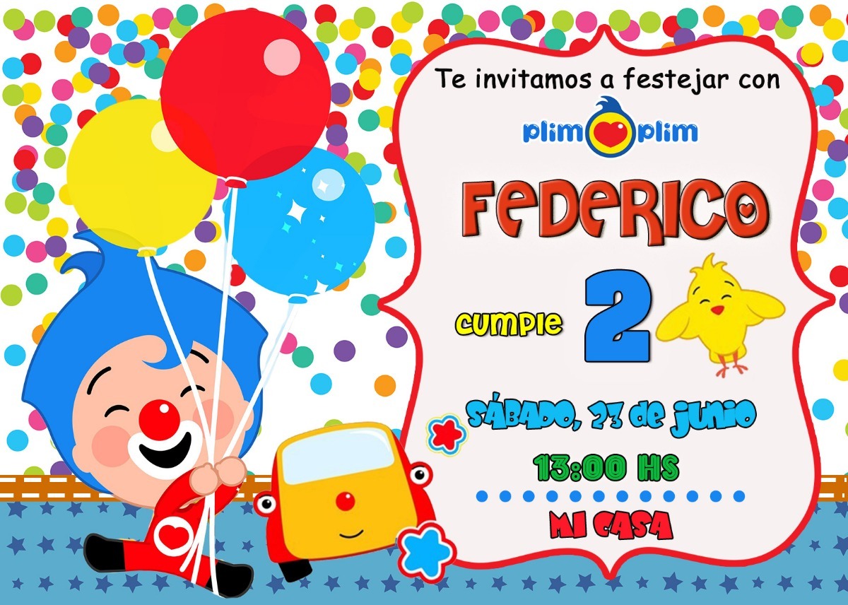 Invitaciones De Cumpleaos Infantiles Con Foto Invitaciones De Cumpleaos Infantiles Con Foto