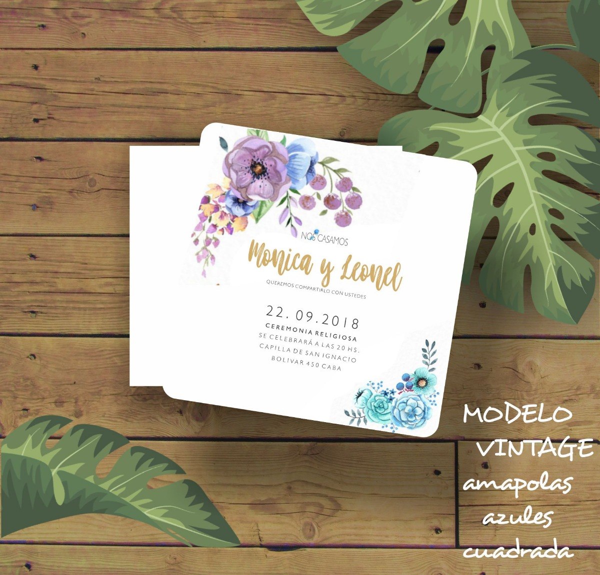 tarjetas de casamiento v