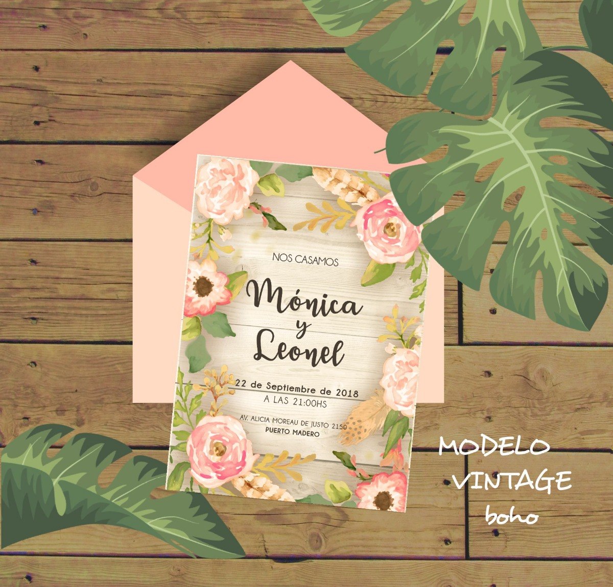 tarjetas de casamiento v