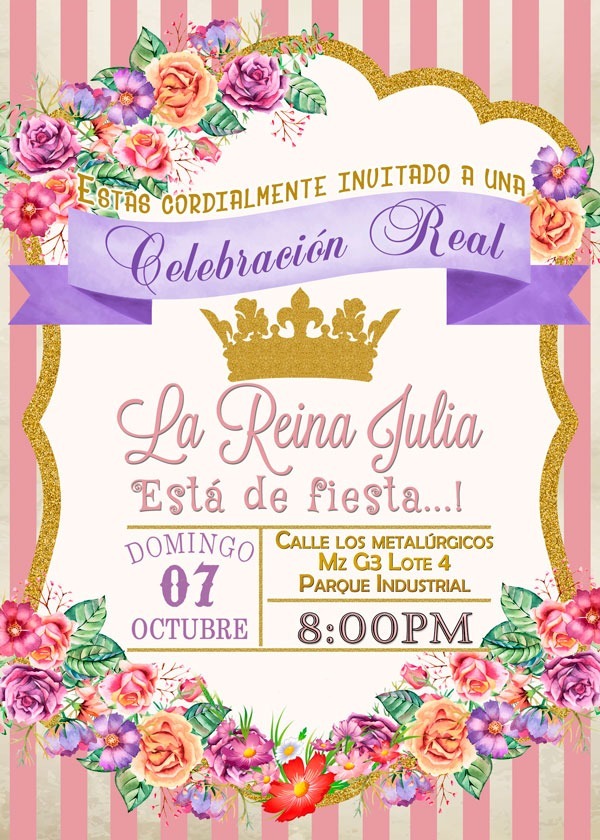 Invitacion Digital Para Cumpleaños Invitacion Digital Para Cumpleaños