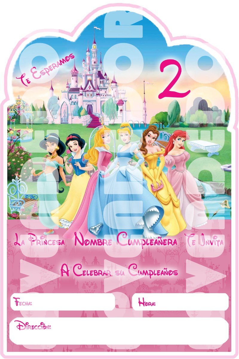7 Ideas De Invitaciones De Princesas Invitaciones De 7 Ideas De Invitaciones De Princesas Invitaciones De
