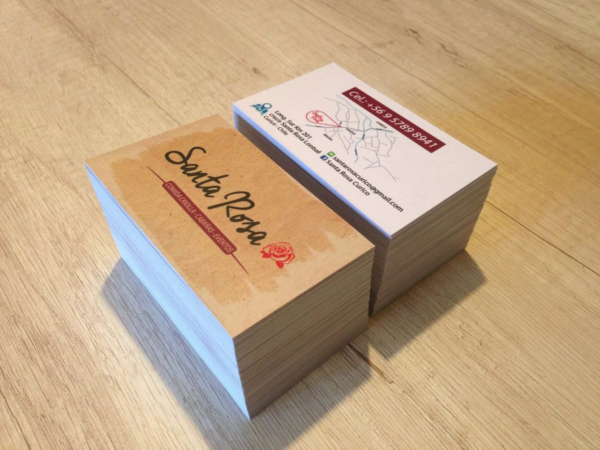 Papel Para Tarjetas De Presentacion Tarjetas De Presentación Color Papel Couché 300g. - $ 10.000 en Mercado