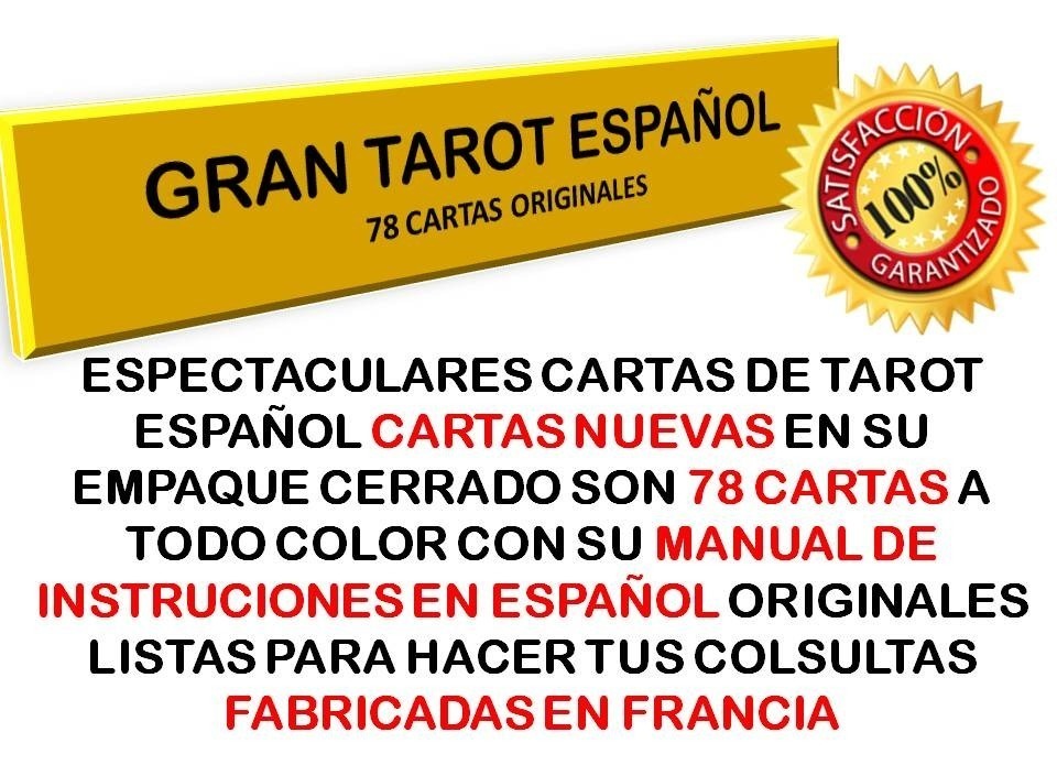 Tarot Español Esoterismo 78 Cartas 78 Cartas Full Color