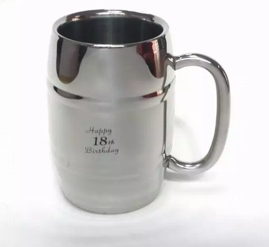 Tarro De Cerveza Tarro Cervecero De Acero Inoxidable - $ 450.00 en Mercado Libre