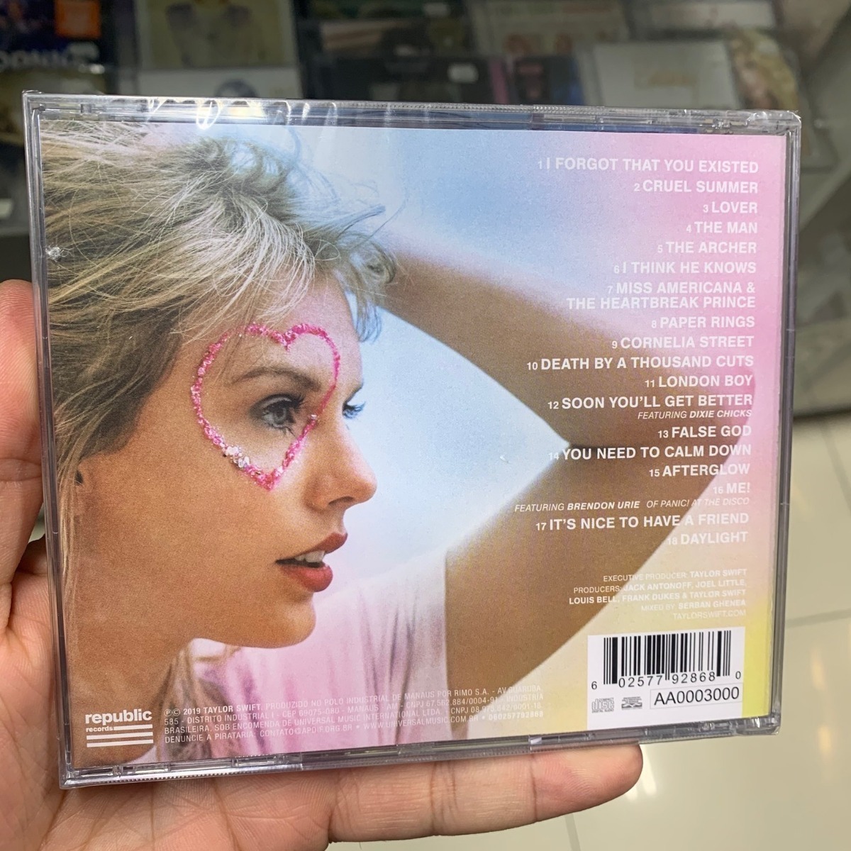 Taylor Swift Lover Cd Original Lacrado Pronta Entrega