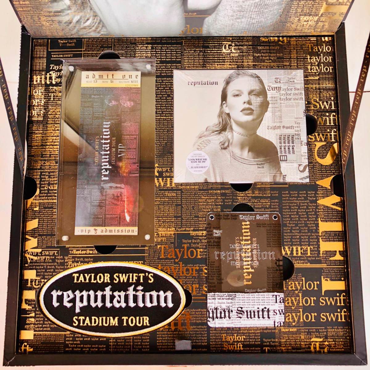 Taylor Swift Reputation Stadium Tour Vip Box Exclusivo Nuevo 1750000