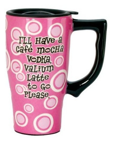 Pink Spoontiques Cafe Mocha Vodka Valium Apron