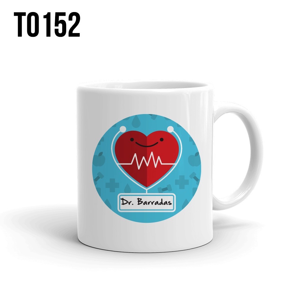 Taza Doctor Corazón Estetoscopio Día Del Médico Doctora - $ 120.00 en