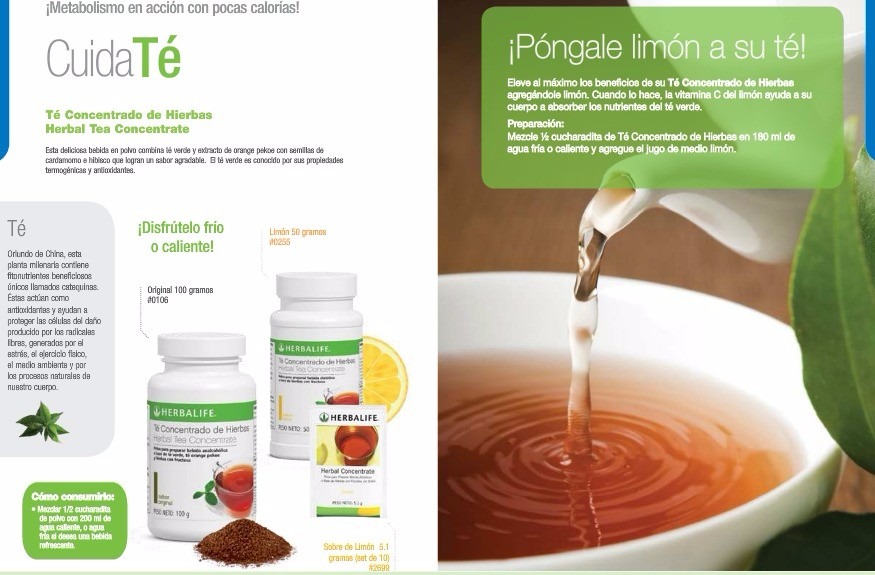 Te De Hierbas - Quemador De Grasa Herbalife 100% Original Te De Hierbas - Quemador De Grasa Herbalife 100% Original