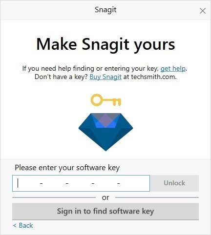 snagit 2019 software key
