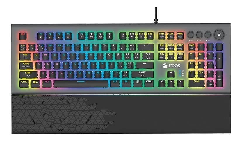 Teclado Gamer Teros Te-4180, Mecanico, Multimedia - S/ 239,99 en Mercado  Libre