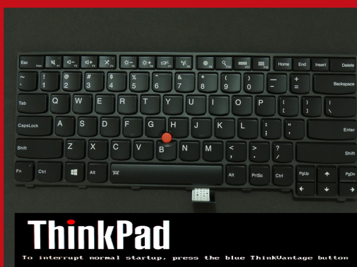 Thinkpad T460sほか 交換用US配列キーボード バックライト付き