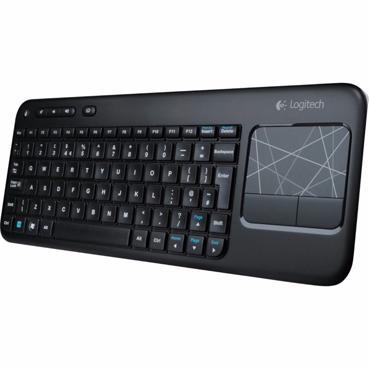 teclado-touch-sem-fio-k400-logitech-wireless-k400r-smart-tv-r-179-00