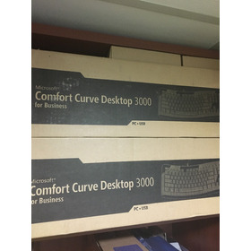 Teclado Y Mouse Microsoft Comfort Curve Desktop 3000 Nuevo
