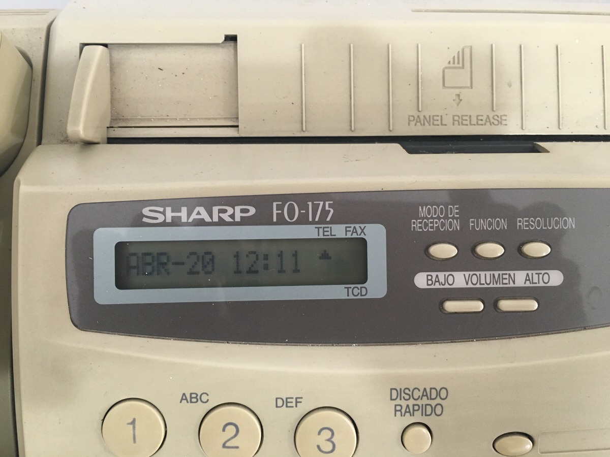 telefono fax sharp fo 175 contestador envios gratis consulta 900 envios de fax