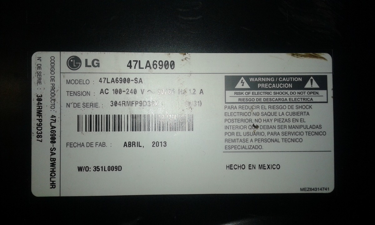 LG 47LA6900 TV Driver for Mac LG 47LA6900 TV Driver for Windows 10