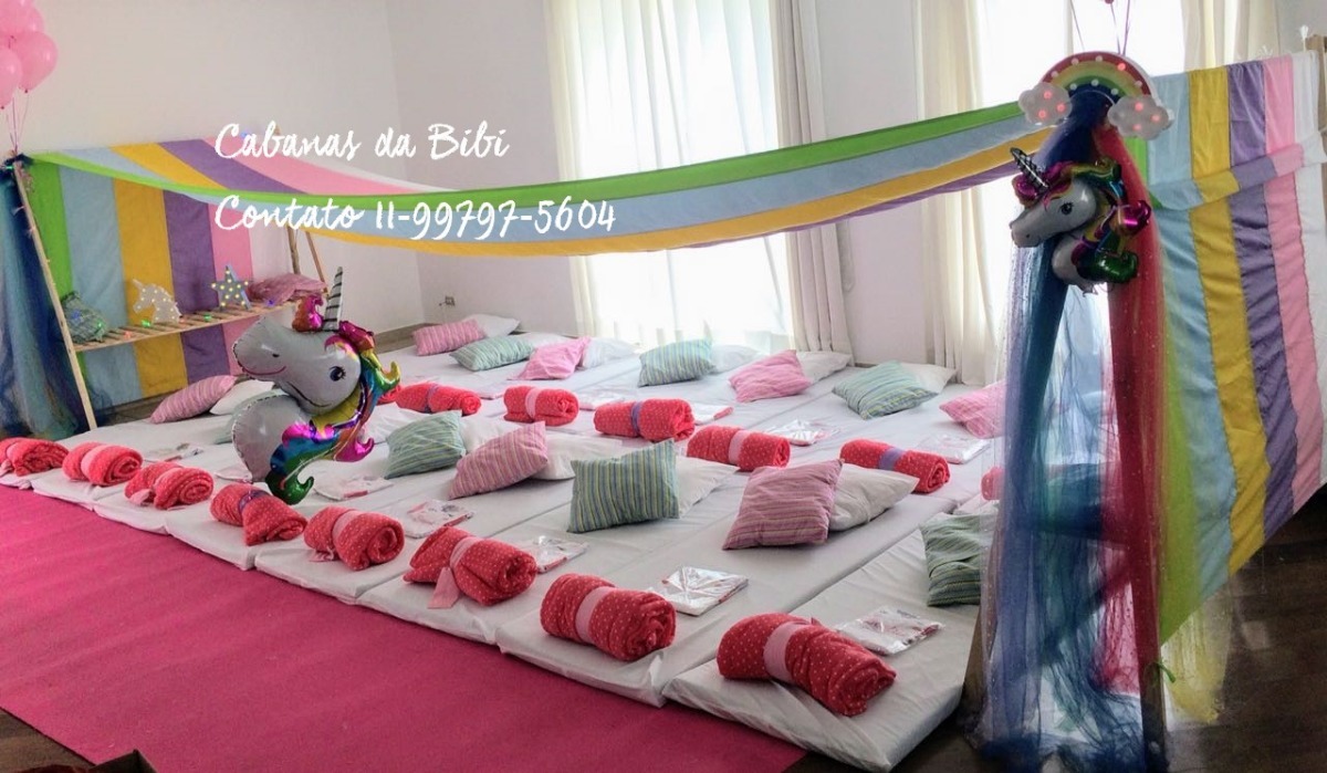 Tenda Gigante Para Festa Do Pijama - Locação Para 6 Tenda Gigante Para Festa Do Pijama - Locação Para 6