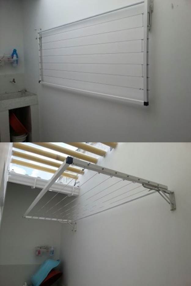 Tendedero Abatible Guaya Inox. De 151 A 180 Cms. Uso Tendedero Abatible Guaya Inox. De 151 A 180 Cms. Uso