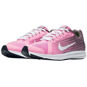 tenis nike rosa con gris