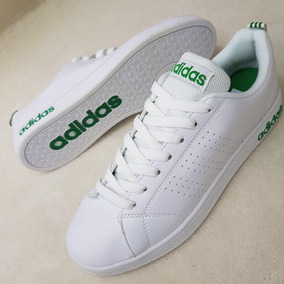 adidas neo blancas y verdes