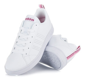 tenis adidas mujer blancos con rosa