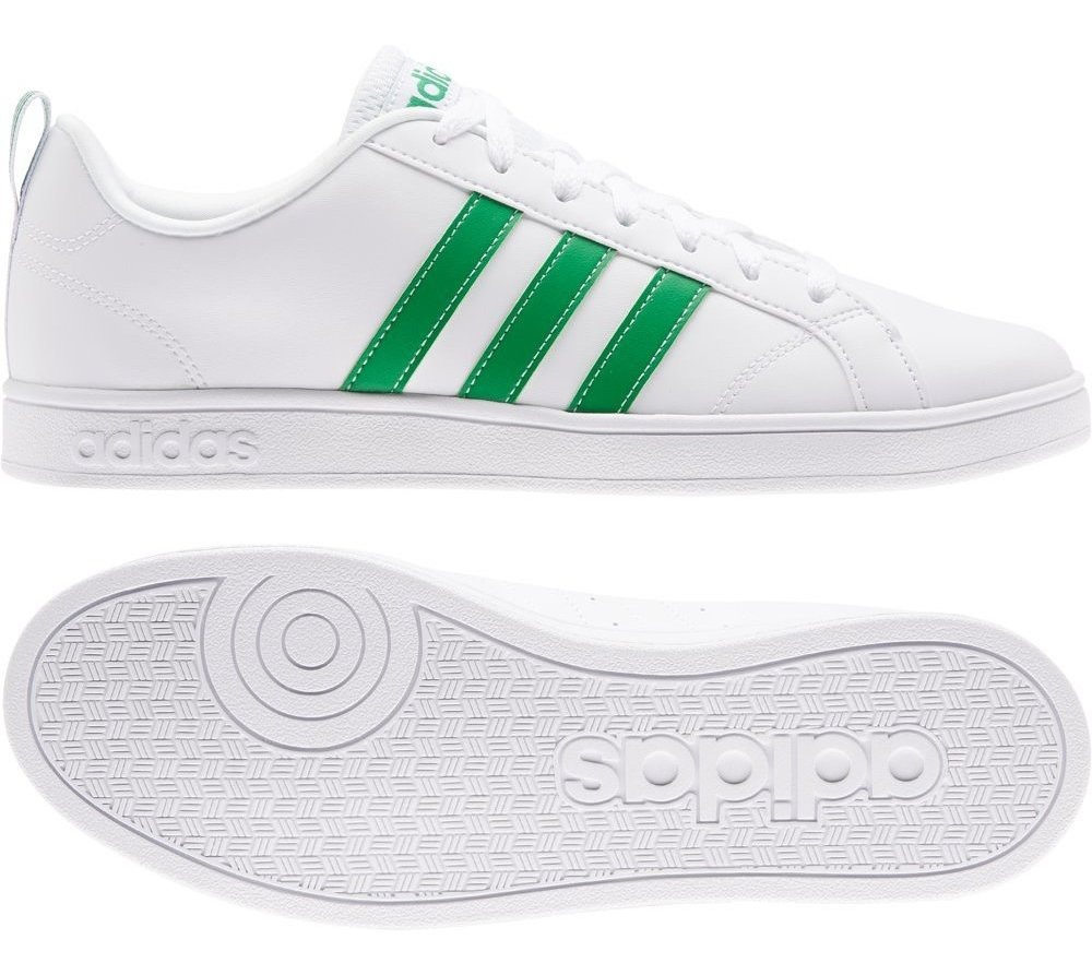 Tenis adidas Advantage Hombre Blanco Verde Tenis adidas Advantage Hombre Blanco Verde