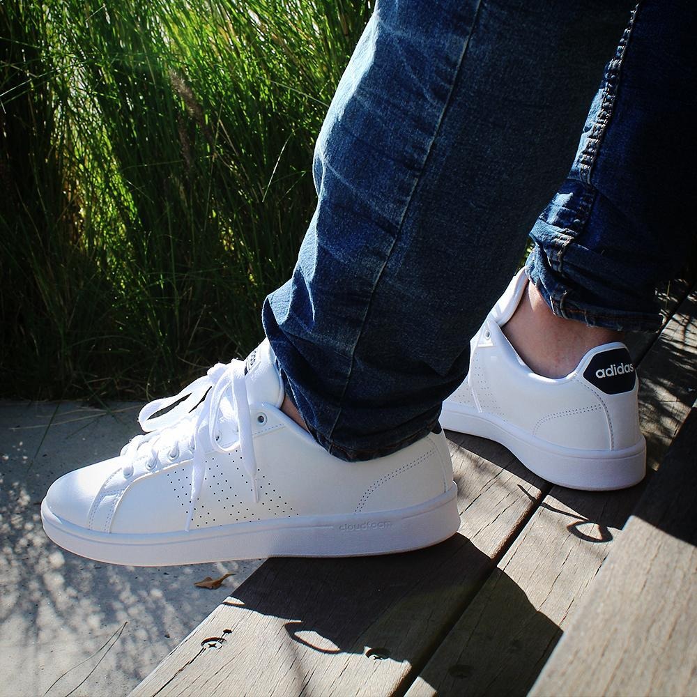 Tenis adidas Cf Advantage Clean - Bb9624 - Blanco - Hombre Tenis adidas Cf Advantage Clean - Bb9624 - Blanco - Hombre
