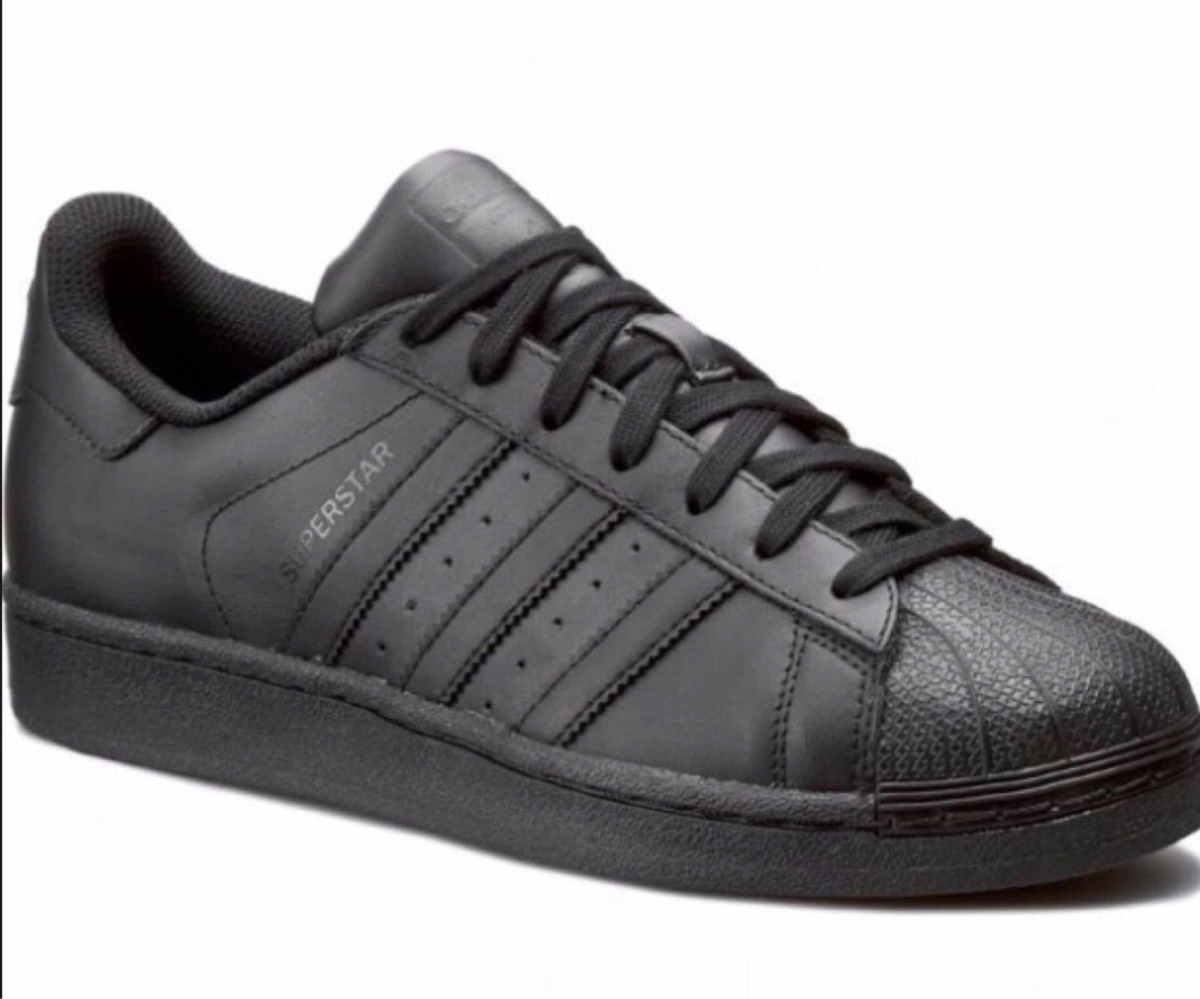 adidas negros de concha