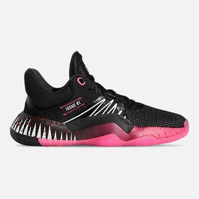 tenis adidas negros con rosa