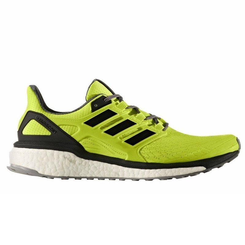 Tenis adidas Energy Boost Verde Fosforescente Correr Running
