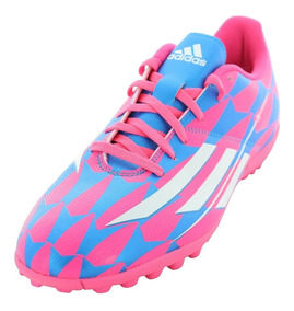 tenis adidas rosas de futbol
