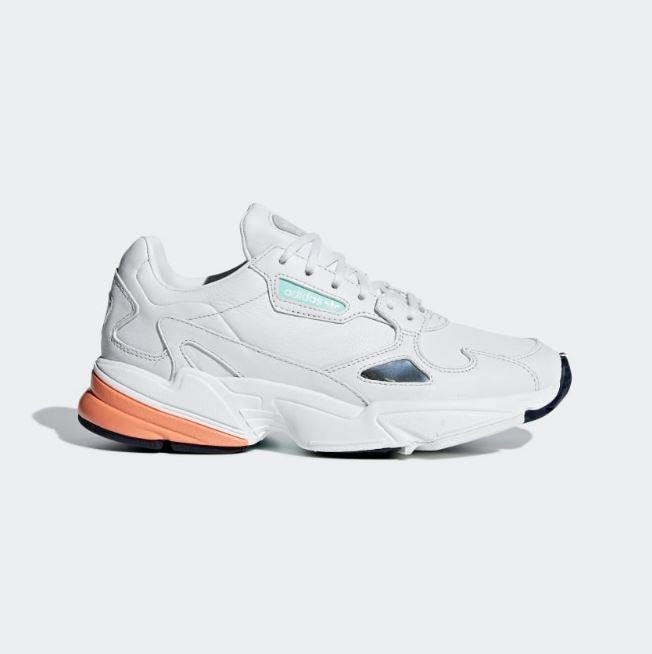 Tenis adidas Falcon W Blanco Mujer Nuevos Originales Tenis adidas Falcon W Blanco Mujer Nuevos Originales