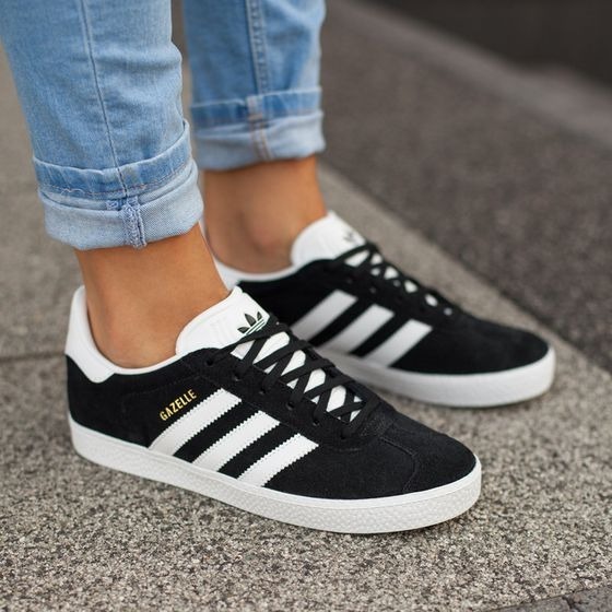 gazelle adidas negras