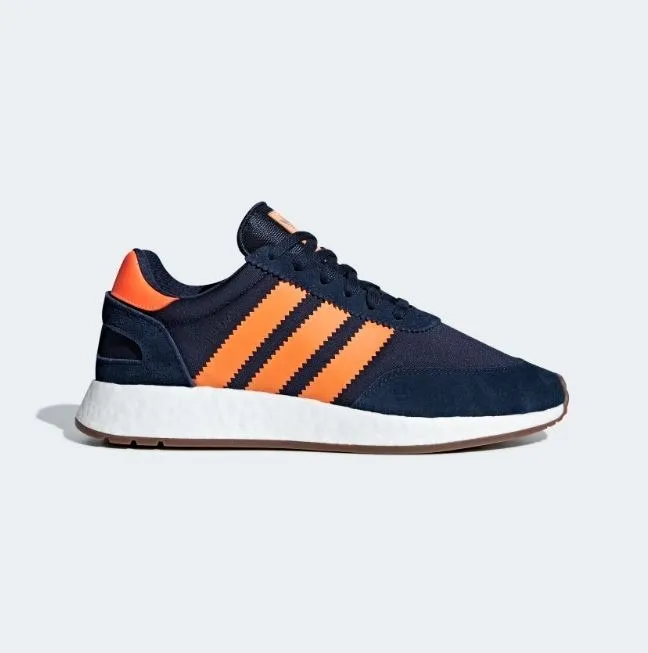 Never Retail Mx | Tenis adidas I-5923 Azul Marino Naranja Hombre Originales  - $ 1,690.00