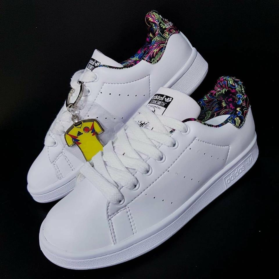 adidas stan smith flores