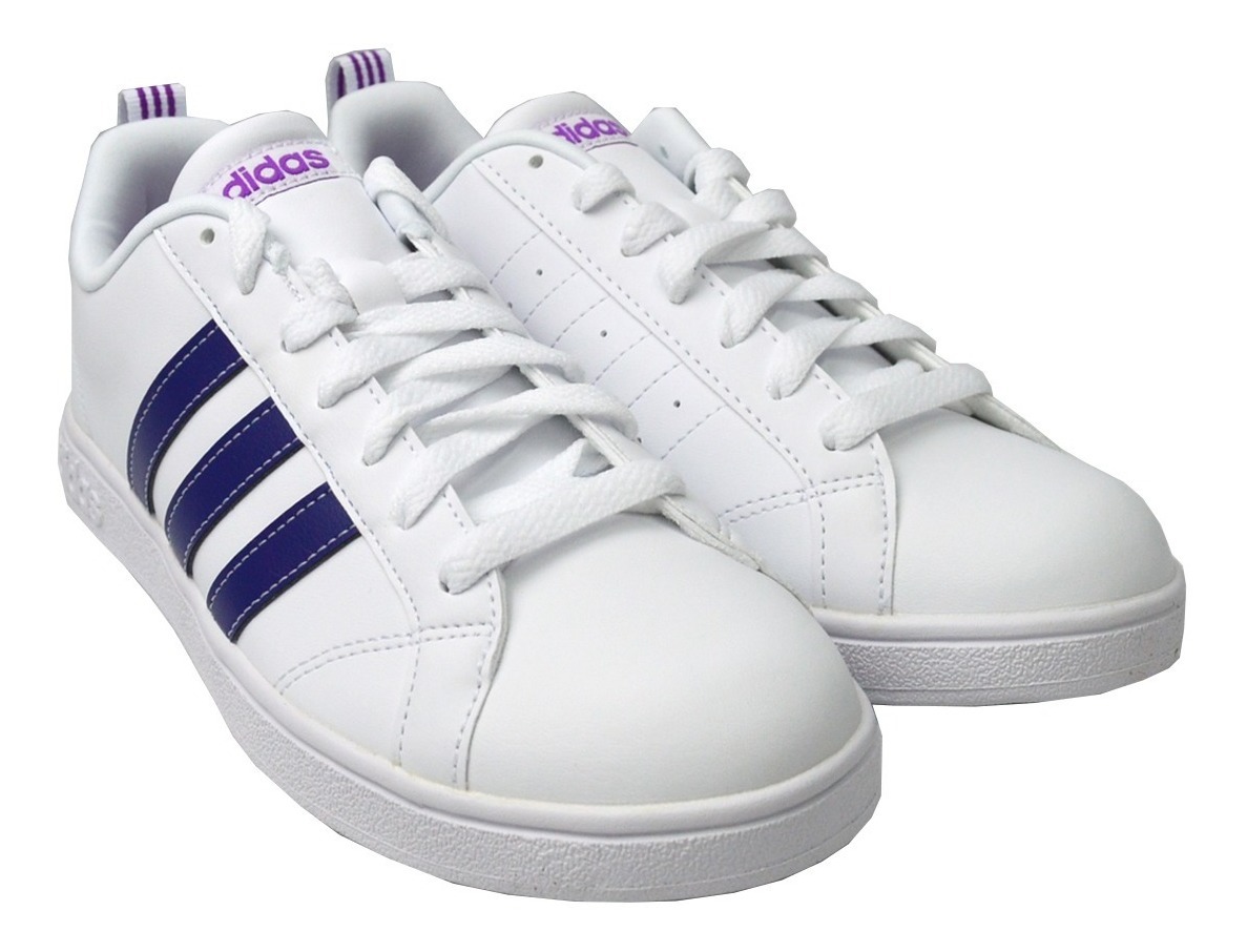 Tenis adidas Mujer Blanco Azul Vs Advantage Bb9620 Tenis adidas Mujer Blanco Azul Vs Advantage Bb9620