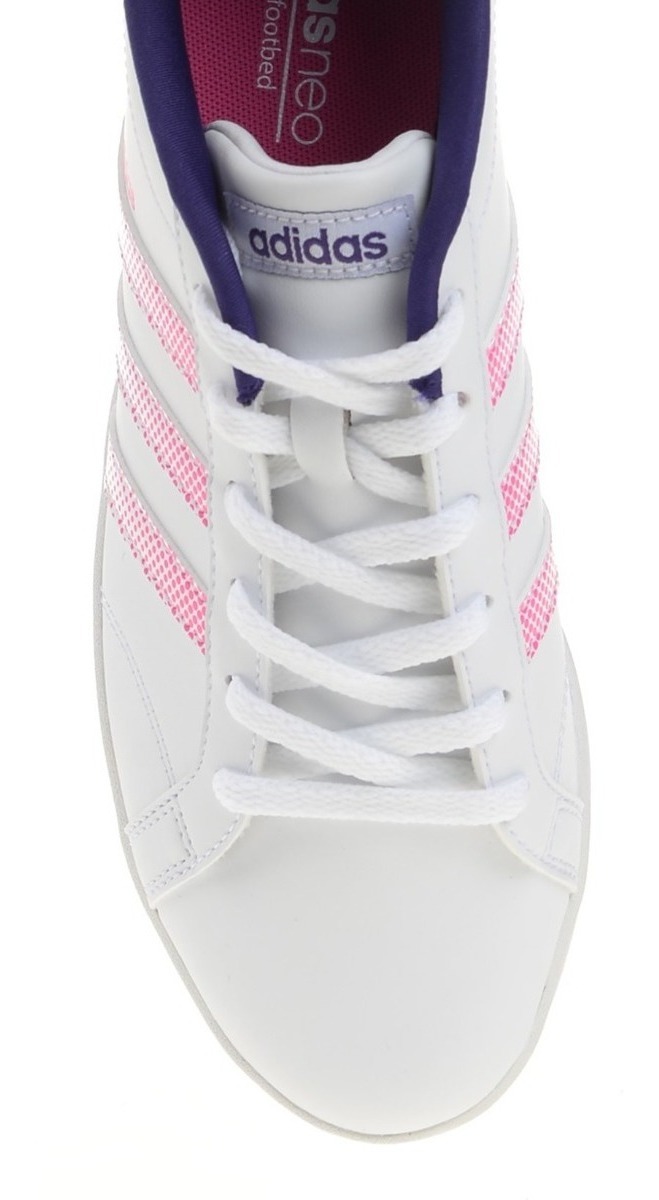 Tenis adidas Neo Para Mujer Dama Coneo Color Blanco Casual Tenis adidas Neo Para Mujer Dama Coneo Color Blanco Casual